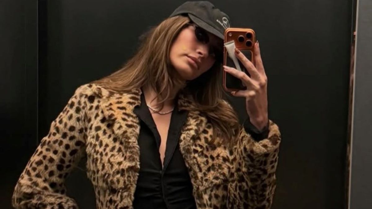 Hailey Bieber Proves Animal Print Is Here to Stay