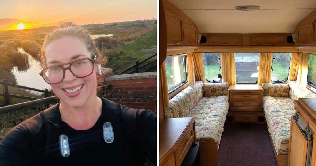 British Woman Sells Everything and Moves Into a Caravan: “I’ve Never Been Healthier”