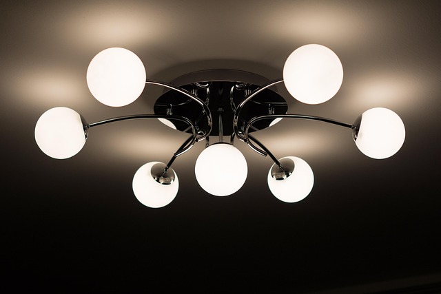 LED Lighting Fixtures In A Modern Interior Space