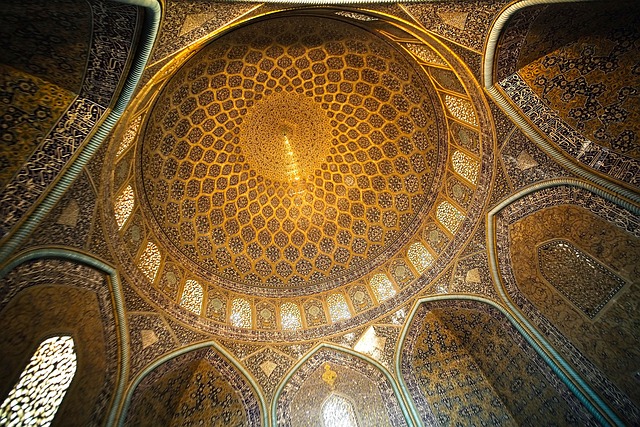 Sheikh Lutfollah Mosque Isfahan Architecture Interior Exterior Dome Tile Mosaics