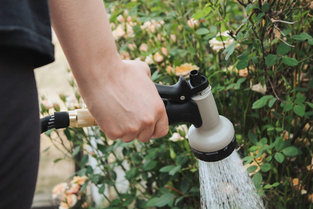 Garden Hose With Adjustable Nozzle