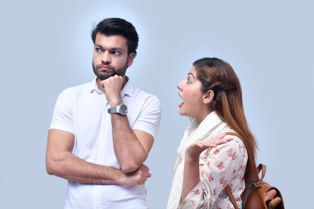 Confused Person Listening To Someone Speaking