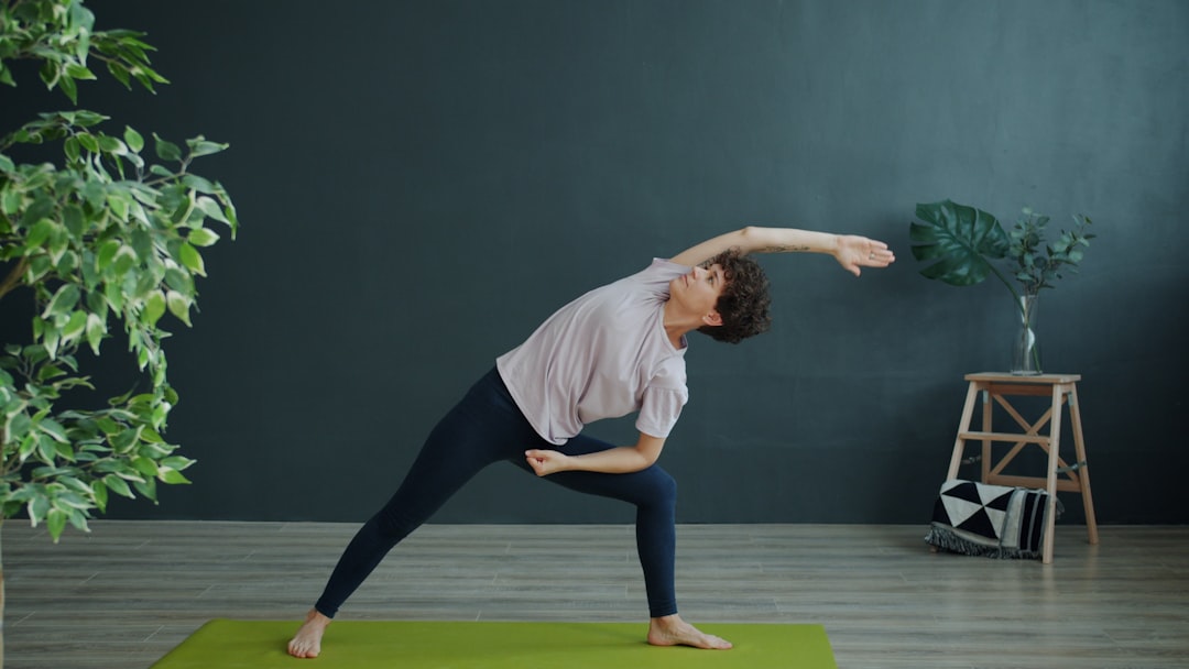 Extended Triangle Pose Yoga