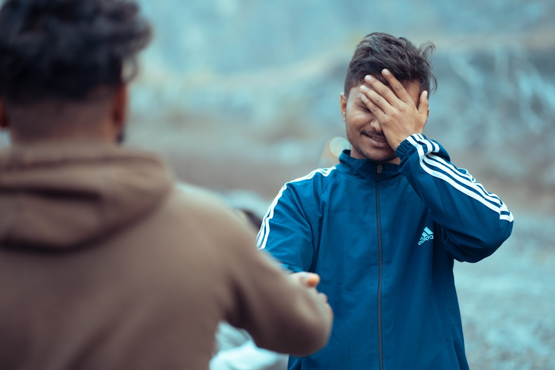 Person Admitting Fault In A Discussion