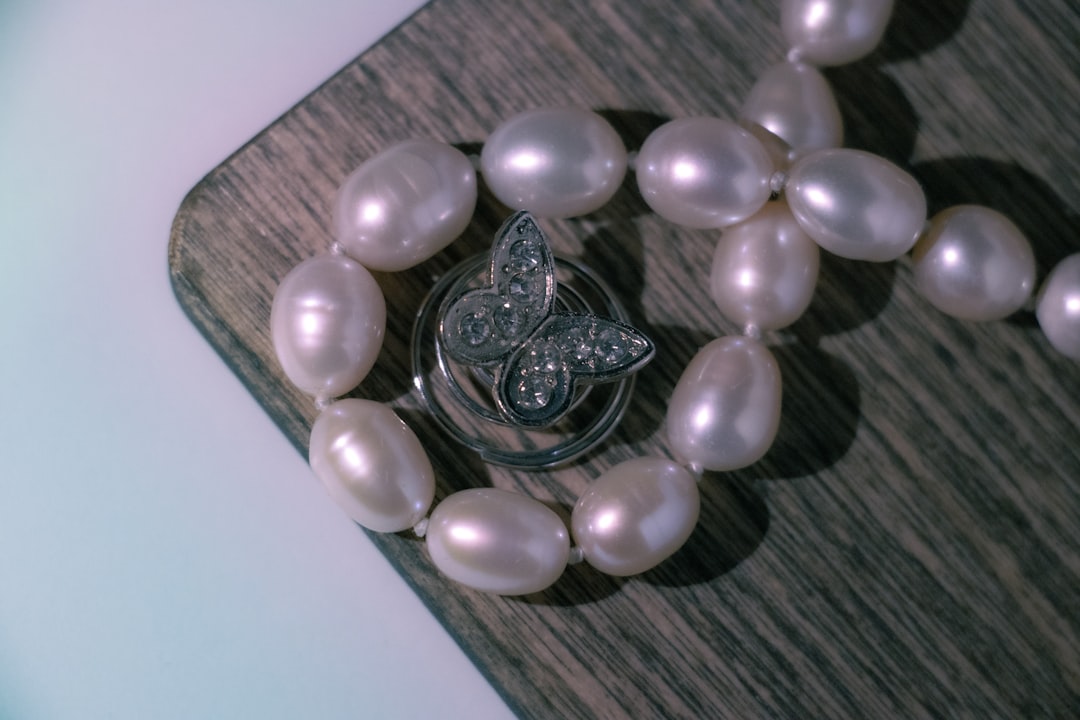 Pearl Gemstone On A Calming Background