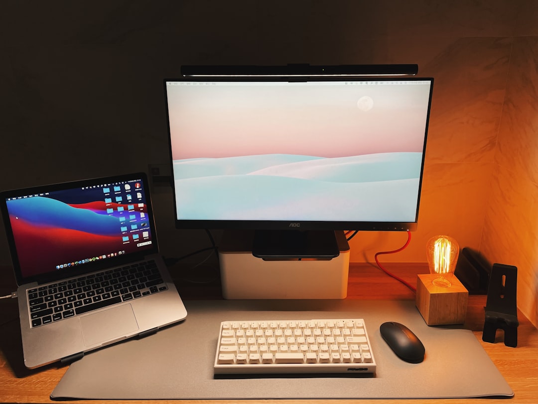 Screen Light Bar On Top Of A Monitor