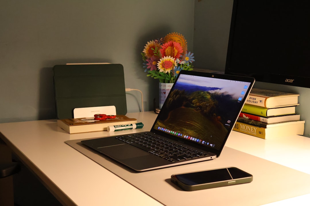 Digital Note Tablet On A Modern Desk Setup With A Minimalist Aesthetic, Surrounded By Stationery And A Laptop