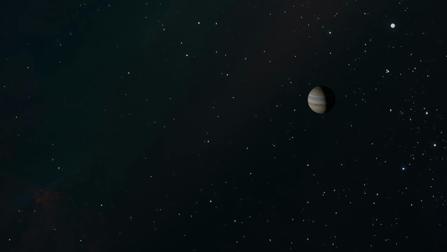 Jupiter Planet In The Night Sky With Sagittarius Constellation