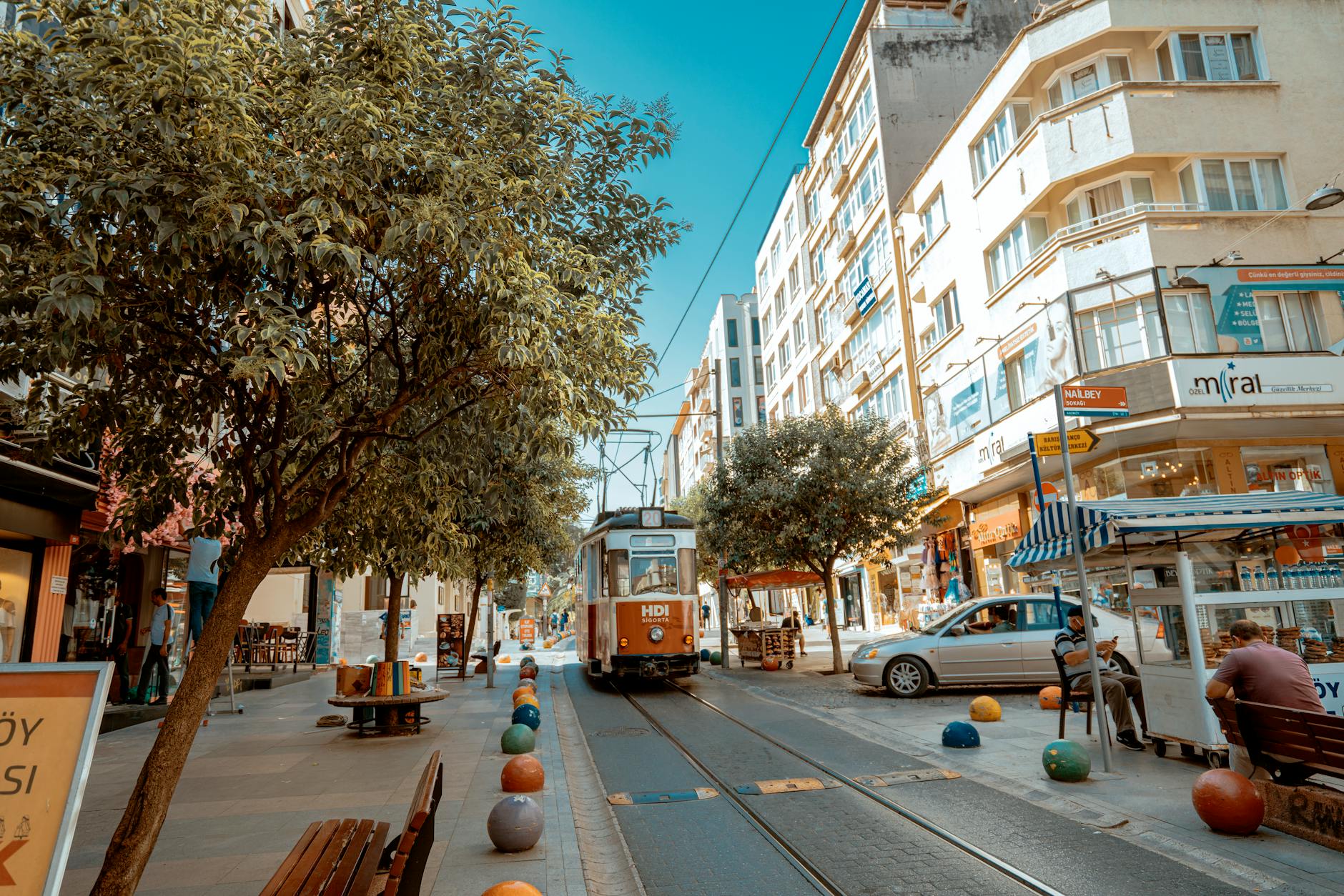 Bordeaux City Center Tram System Riverfront Quays Pedestrian-friendly Shops Cafes