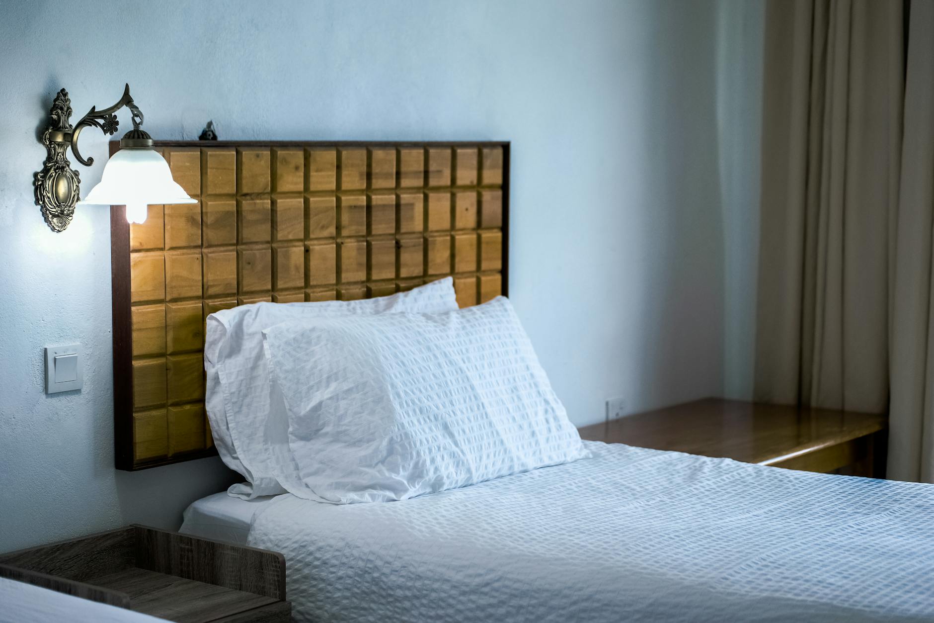 Plywood Headboard Minimalist Design