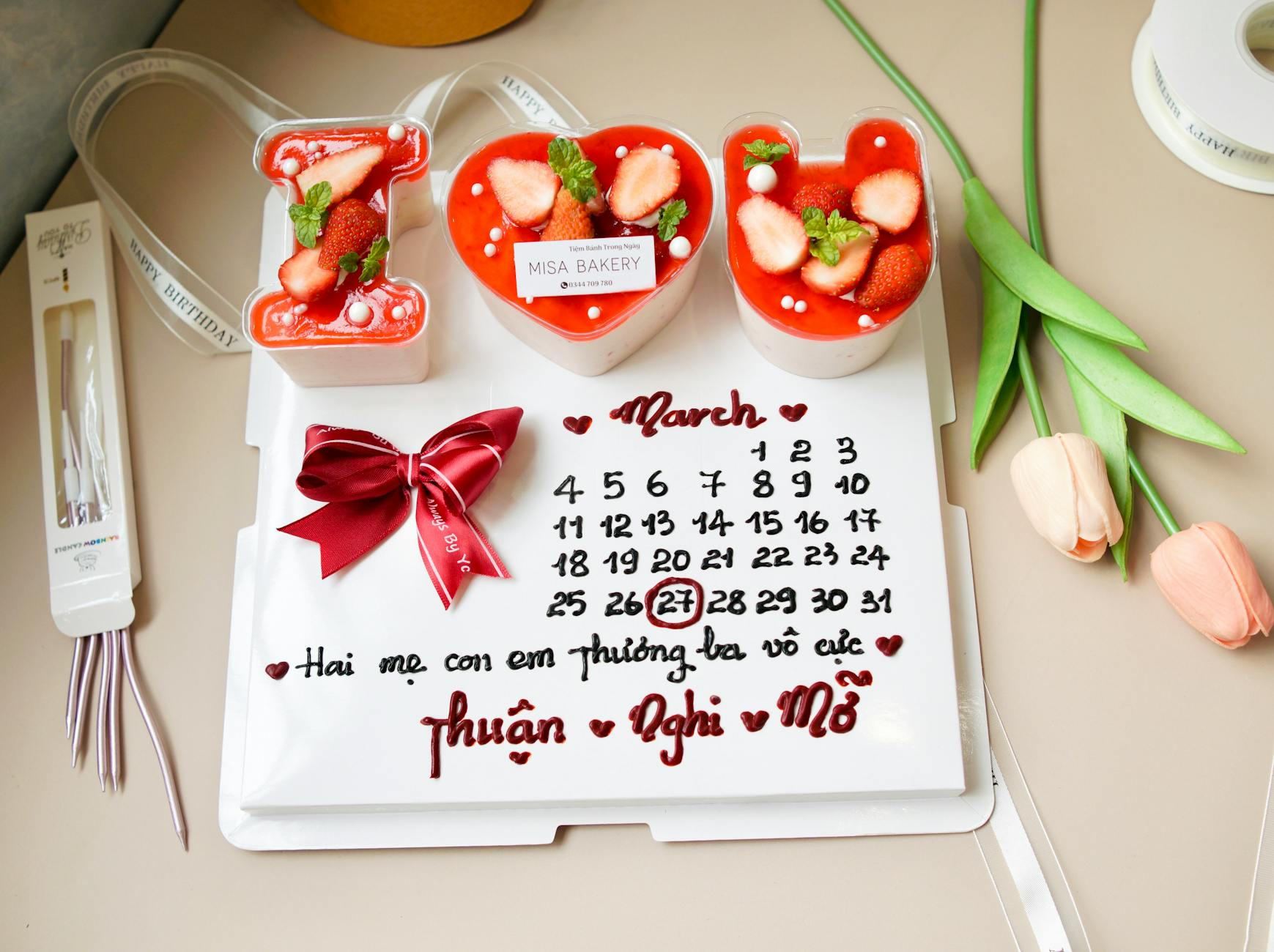 Geometric Shapes Cake 