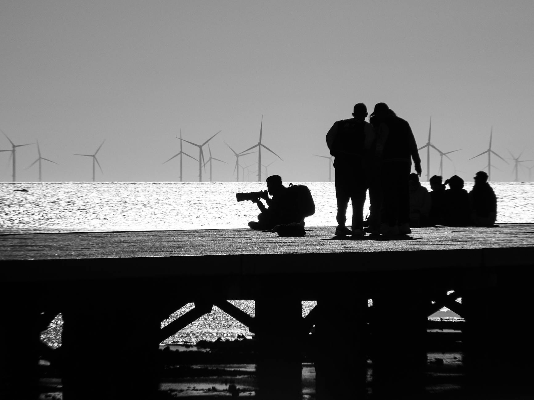 Black And White Photography Gallery Industrial Decor