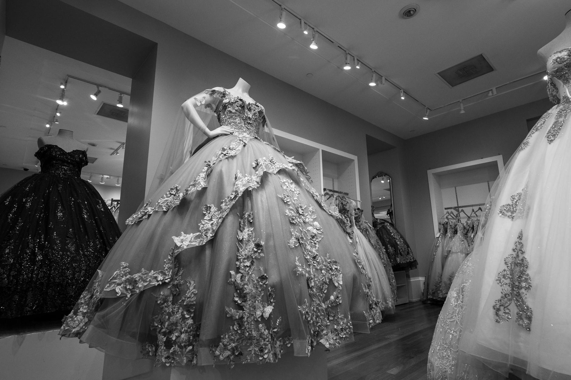 Voluminous Ball Gown With Cathedral-length Train