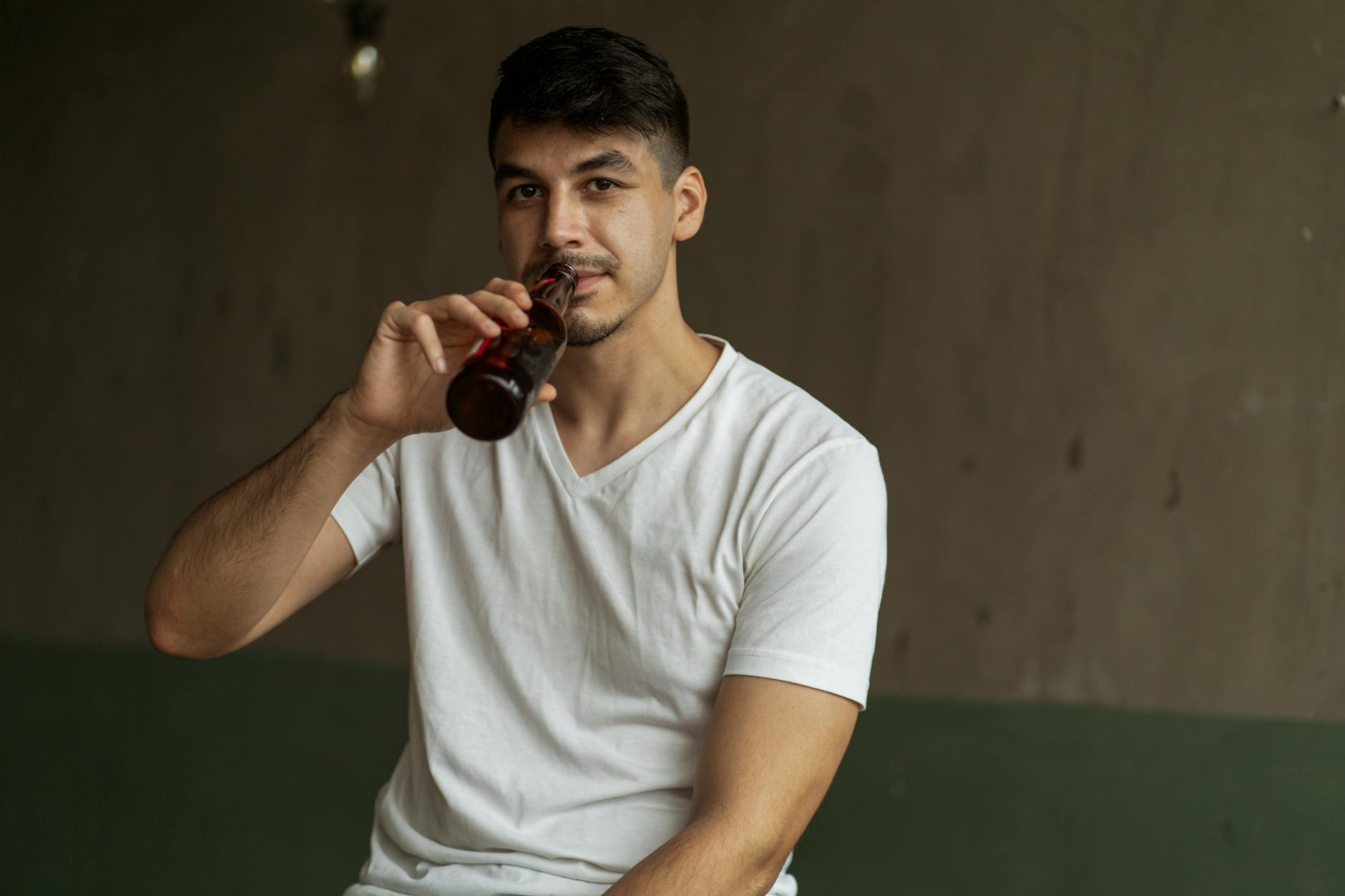 Deep V-Neck T-Shirts Men