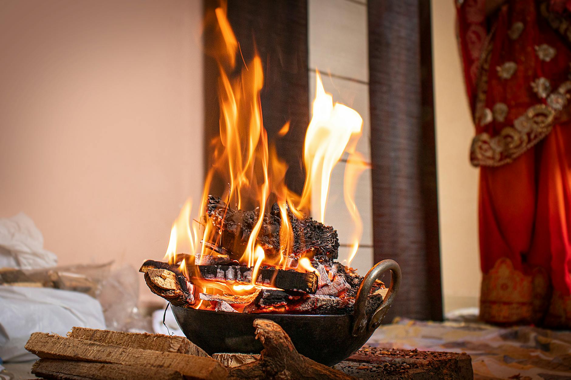 Harmonious Room With Earth Wood Fire Water Metal Elements
