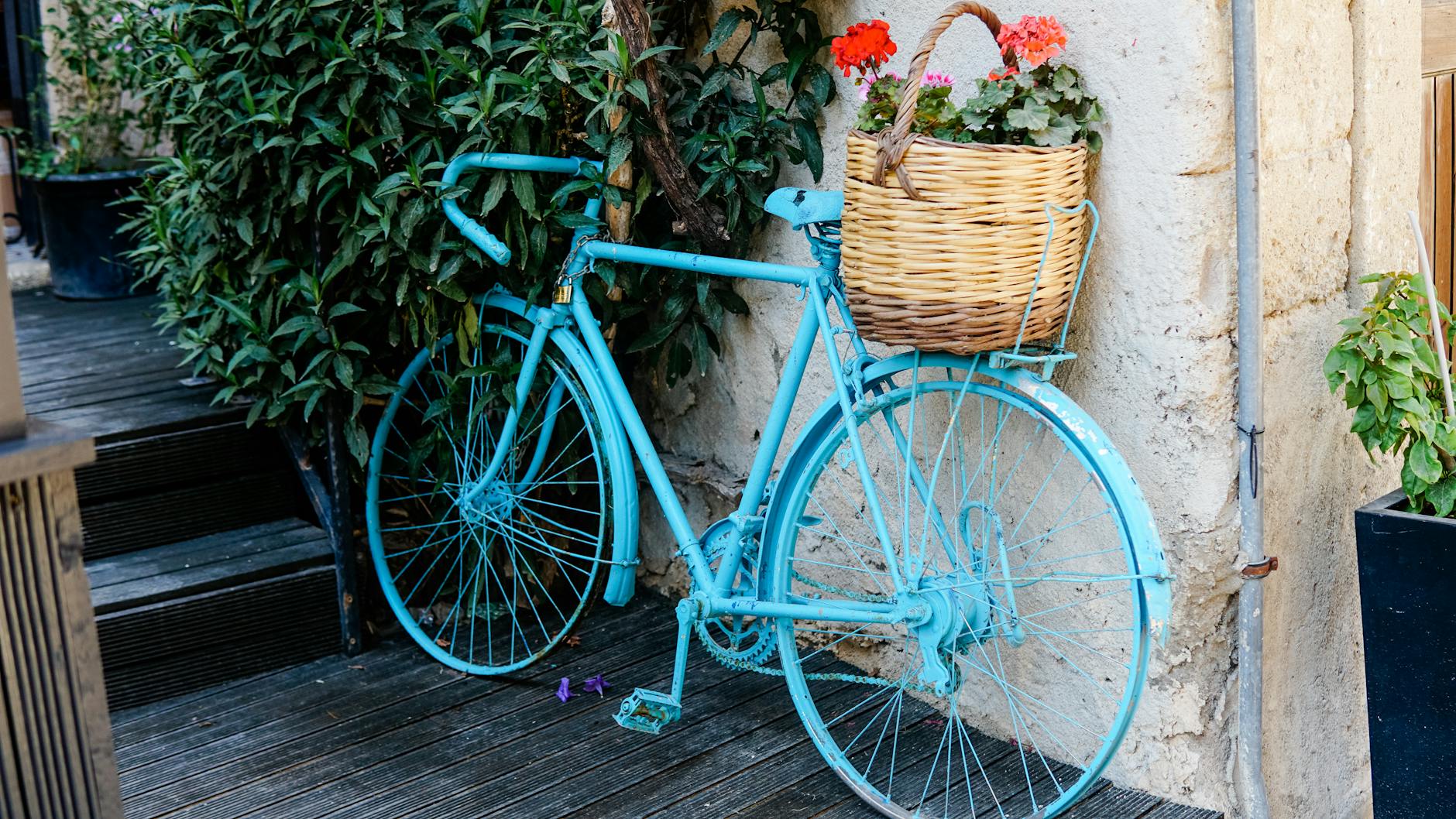 Woven Bicycle Front Basket