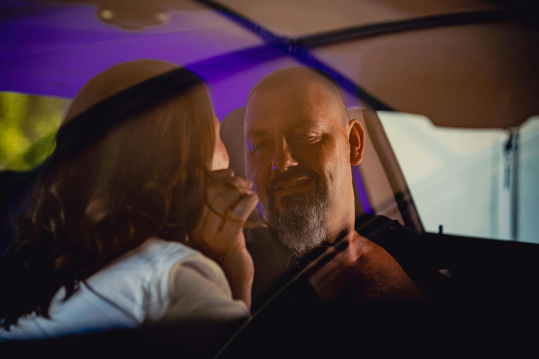 Person Making Eye Contact During A Conversation