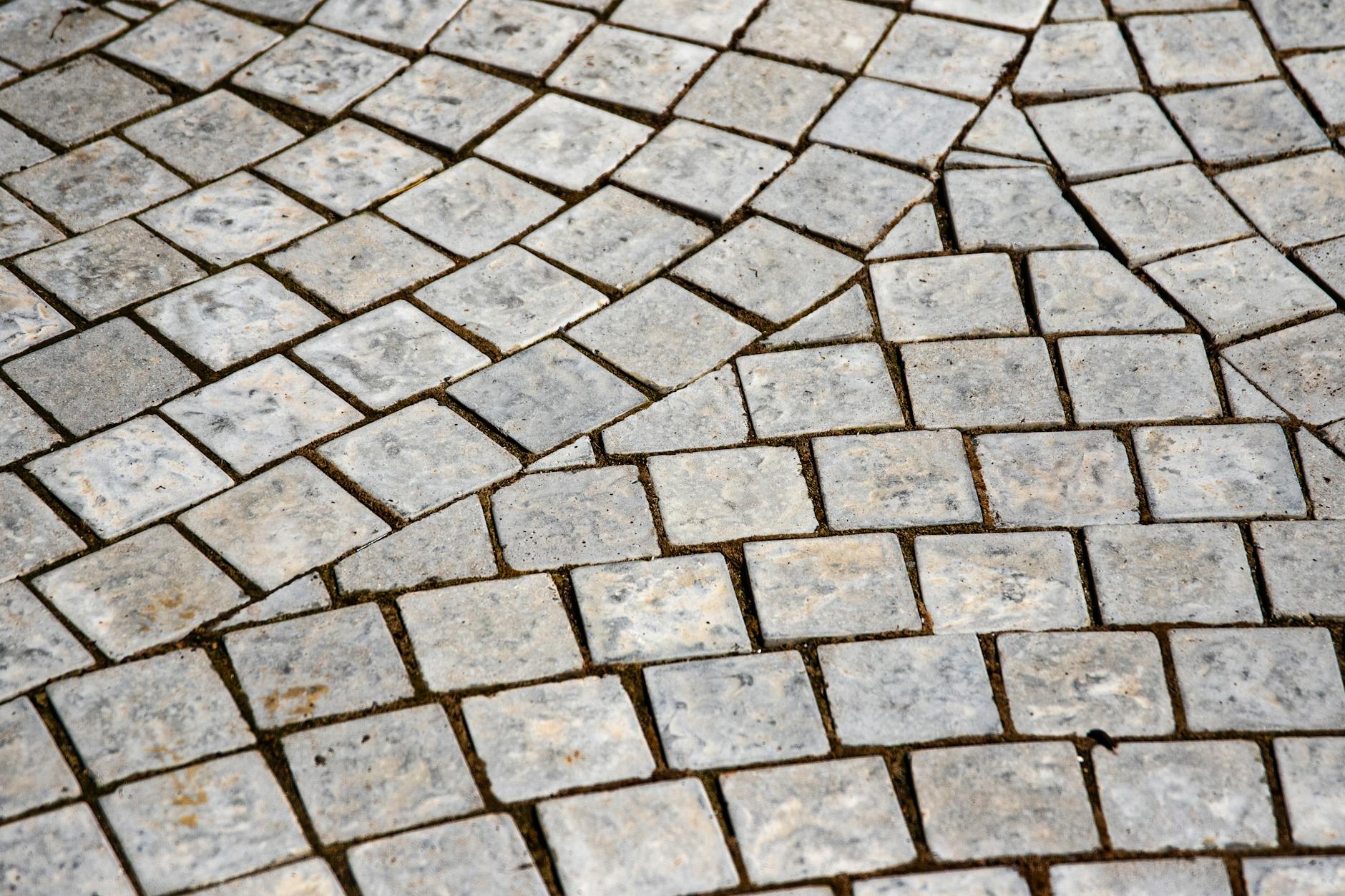 Cobblestone tiles