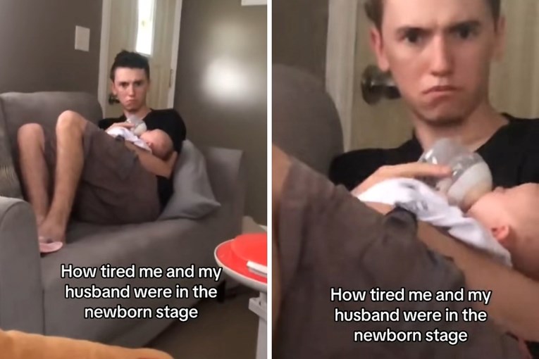 Exhausted Dad’s Viral Video Captures Raw Struggles of New Parenthood