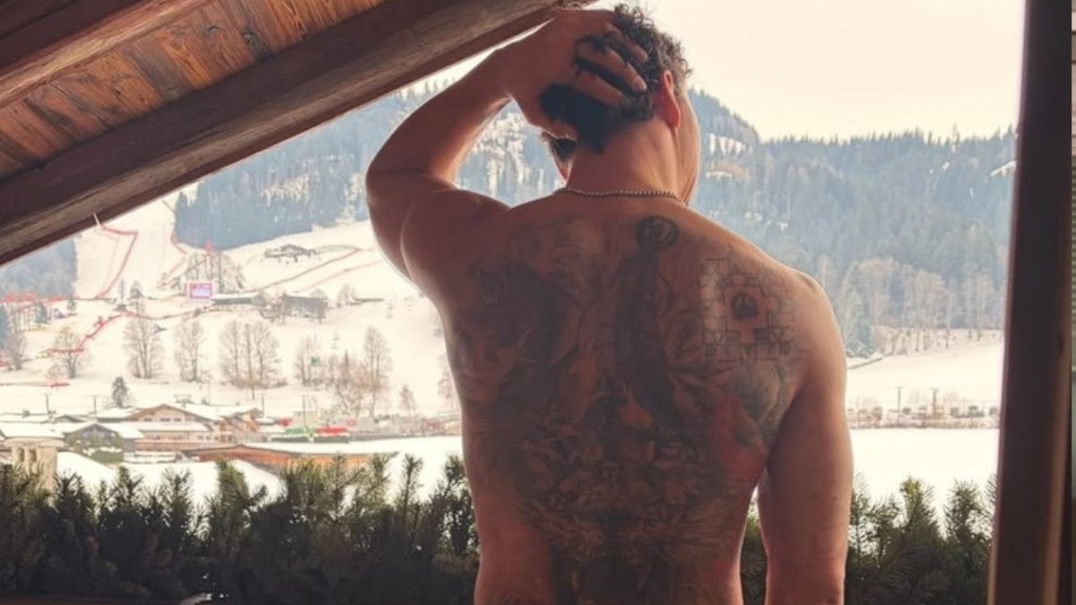 Zlatan Ibrahimovic Posts Shirtless Vacation Photo Showcasing His Striking Tattoos