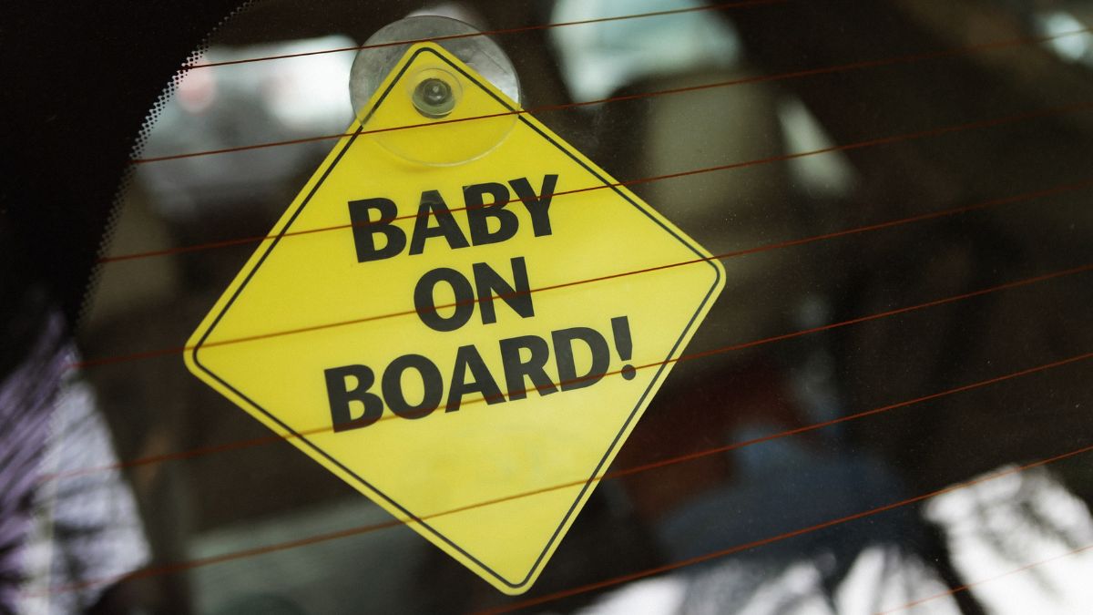 Police Reveal Why Having a “Baby on Board” Sticker Is Not the Best Idea
