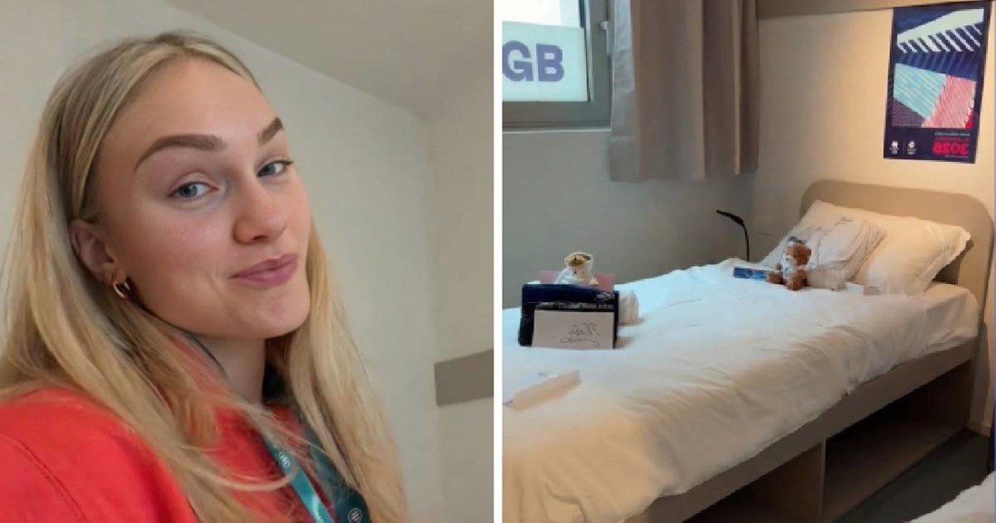 British Ice Dancer Phebe Bekker Proves Olympic Village Beds Are Built Tough
