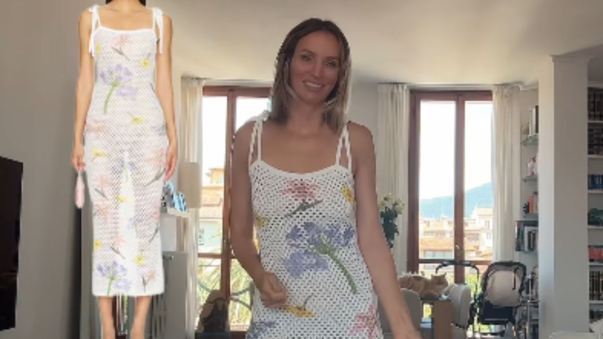 Influencer Tries the Sheer Dress Trend: “Only for the Brave”