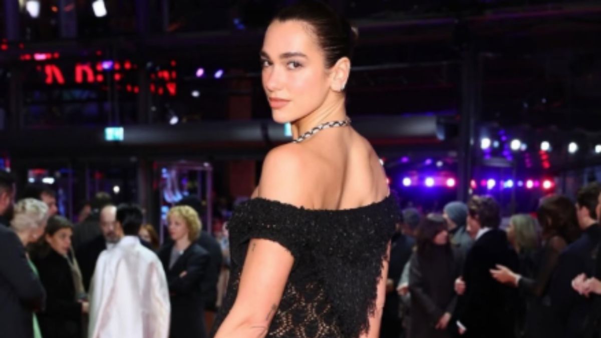 Dua Lipa’s Sheer Lace Dress at the Rosebush Pruning Premiere Is the Ultimate Statement-Making Evening Look