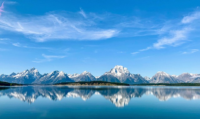 Grand Teton National Park Landscape Mountains Lakes Wildlife