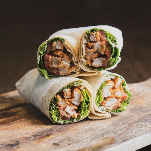 Flour Tortilla Wraps Unhealthy Snacks