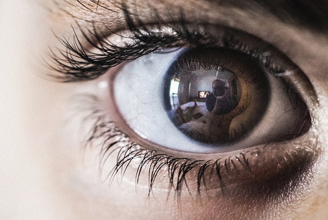Close-up Portrait Of Person With Dilated Pupils