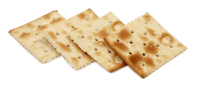 Saltine Crackers On A Plate