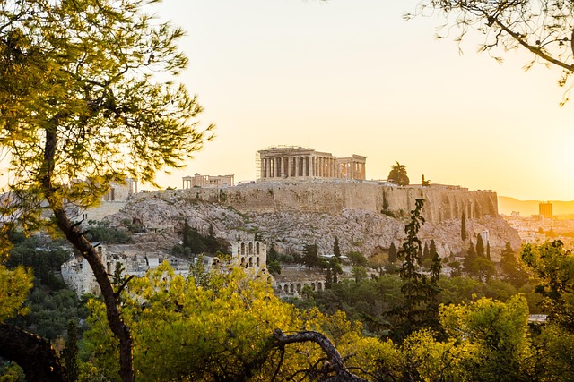 Athens Greece Street Food Acropolis Historic Sites