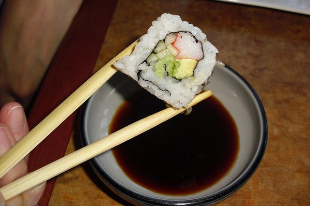 Sushi Rolls High Glycemic Impact White Rice Spicy Mayo Eel Sauce Imitation Crab Meat