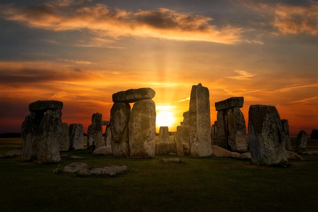 Stonehenge Prehistoric Standing Stones Silhouette