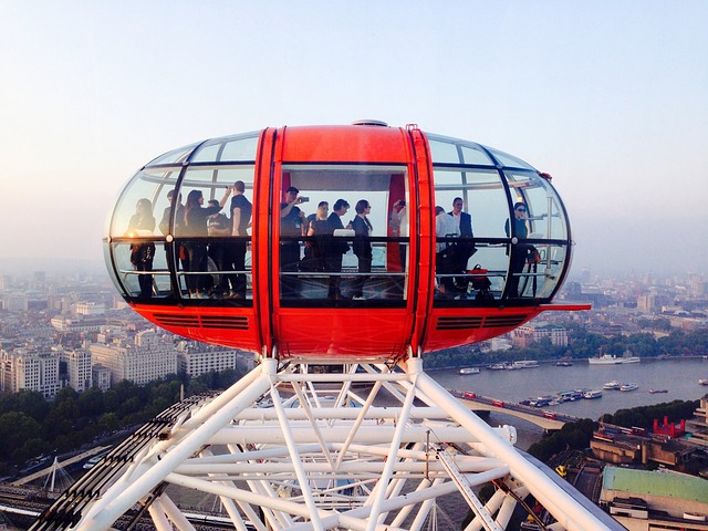 London Eye Observation Wheel Skyline Views