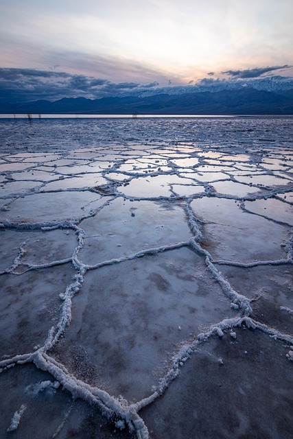 Death Valley National Park Landscape Salt Flats Sand Dunes Badwater Basin