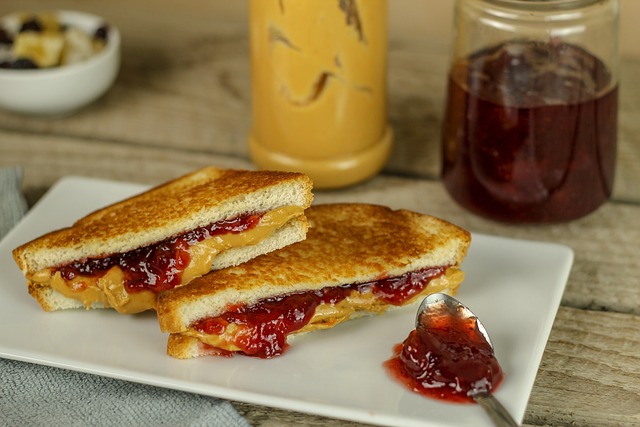 Peanut Butter And Jelly Sandwich Sticky Teeth