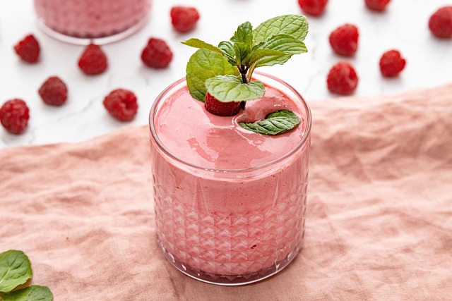 Raspberry Rose Smoothie Ingredients