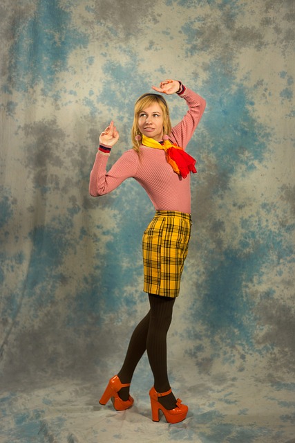 Vintage Plaid Skirts Fashion