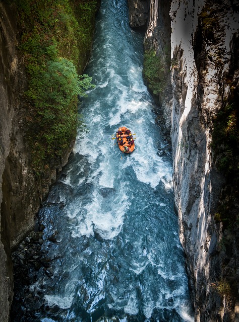 New River Gorge National Park Whitewater Rafting Sandstone Cliffs Arch Bridge