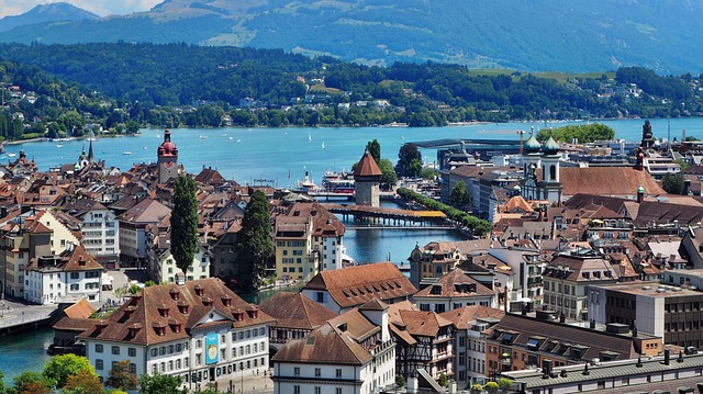 Lucerne Switzerland Honeymoon Romantic Destinations Lake Alps Chapel Bridge