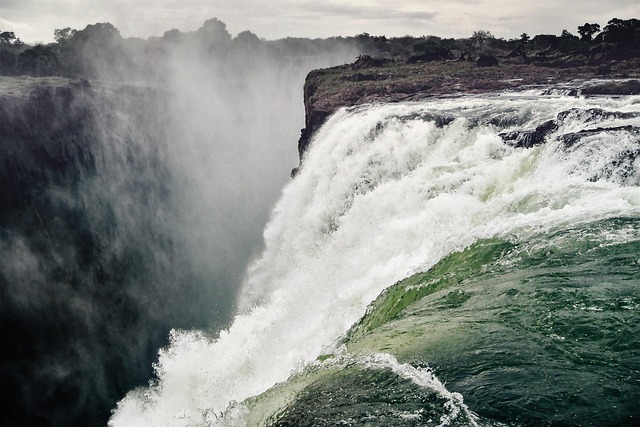 Micro-lighting Over Victoria Falls Zambia