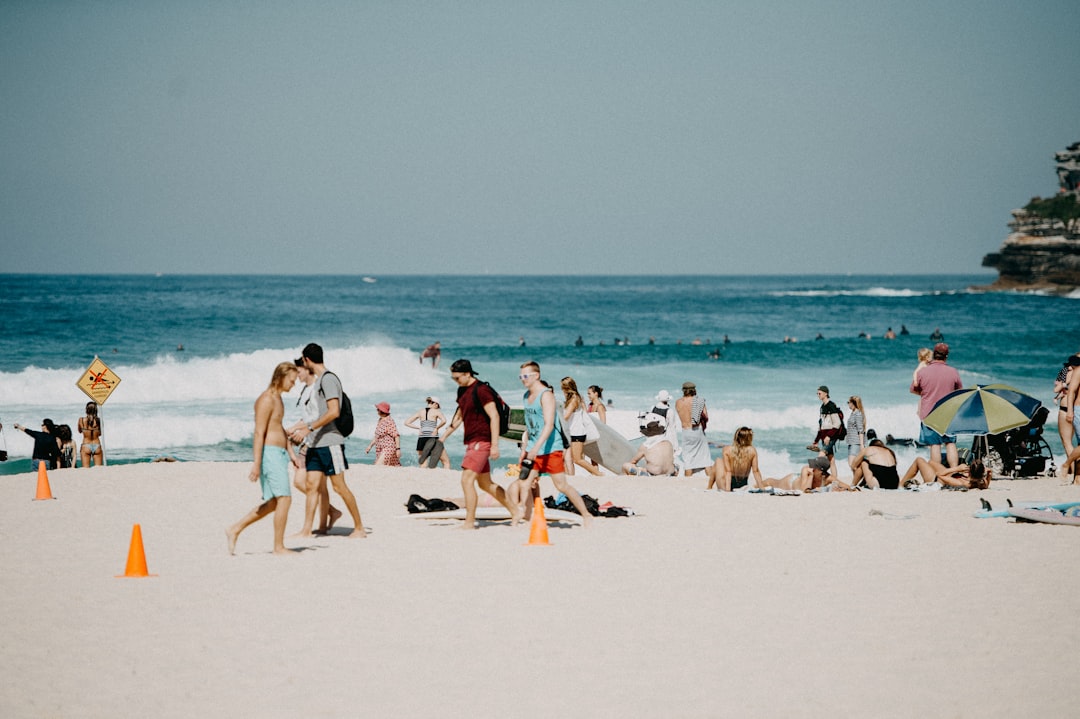 Bondi Beach Overcrowded Summer Tourists