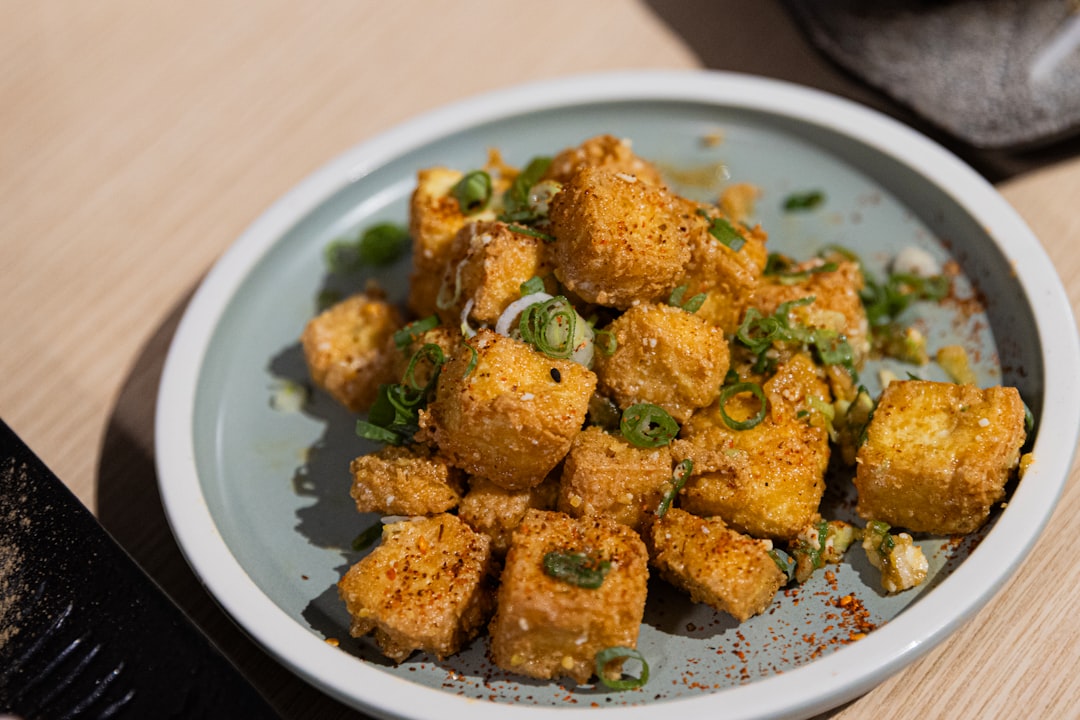 Crispy Tofu Nuggets Vegan Meal