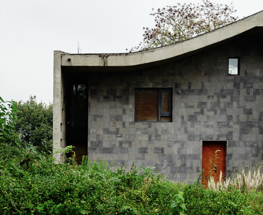Concrete Tiny House Brutalist Design