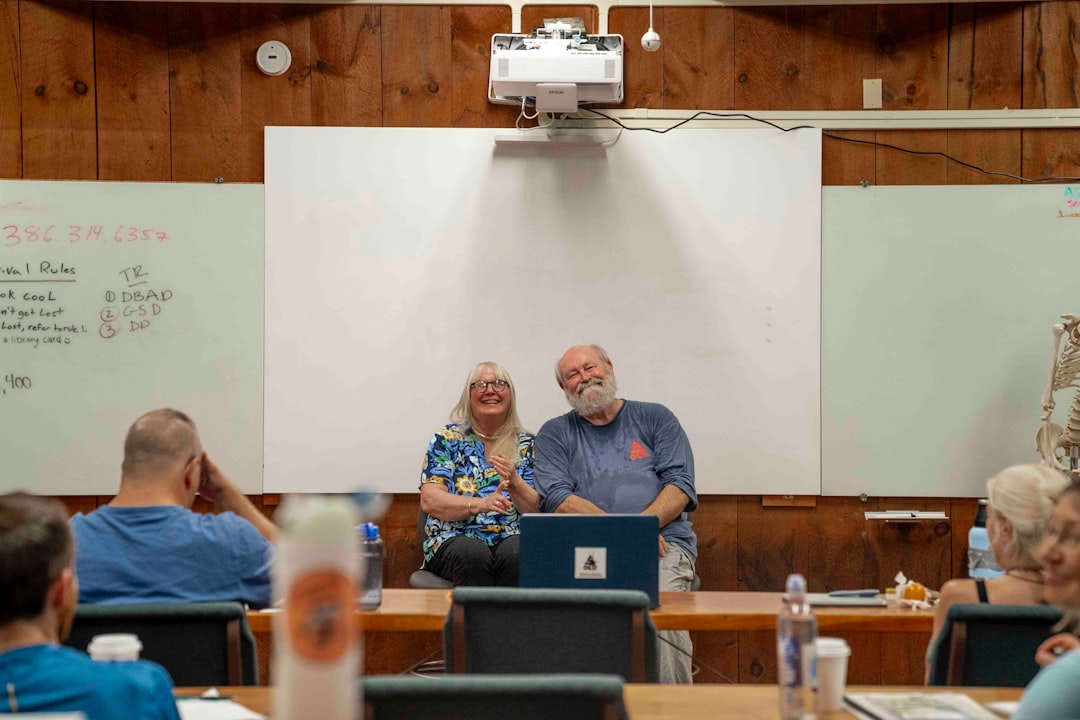 Couple Taking A Class Together