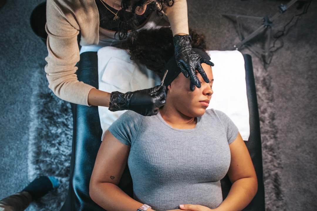 Scalp Massage Black Woman Self-care