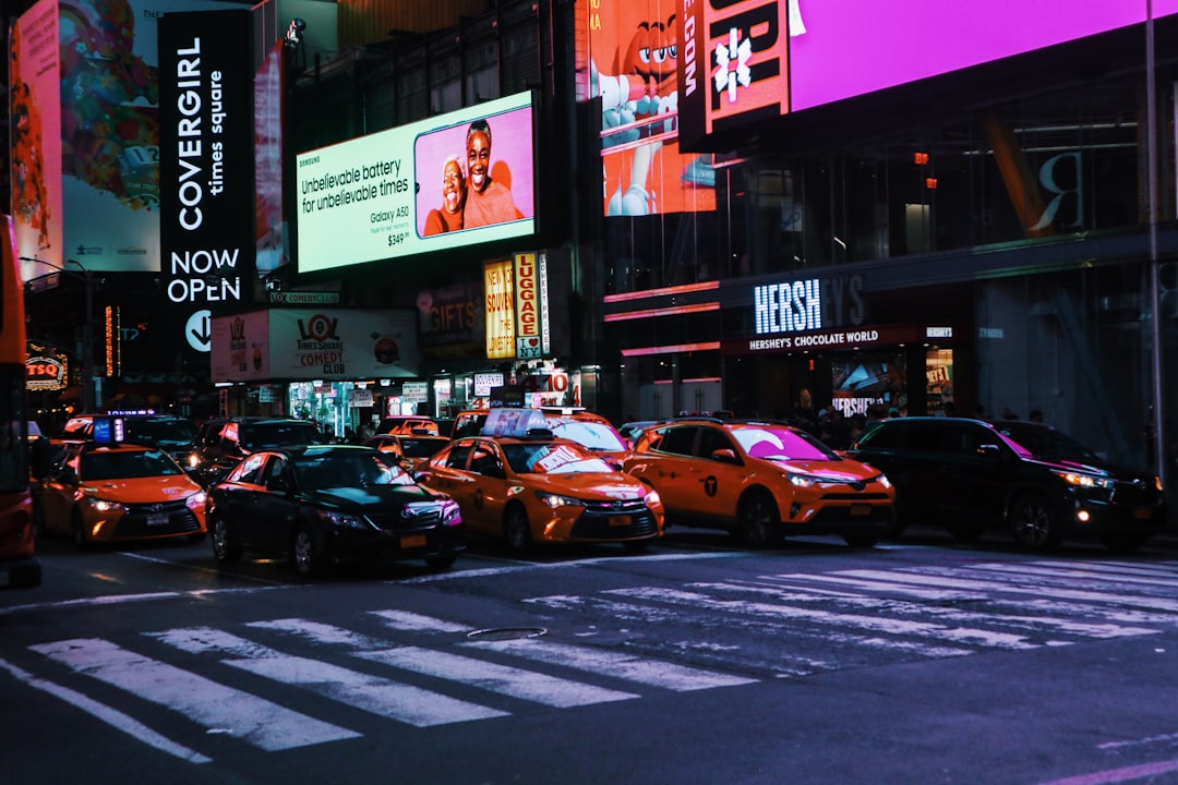 Times Square Neon Lights Street Photography