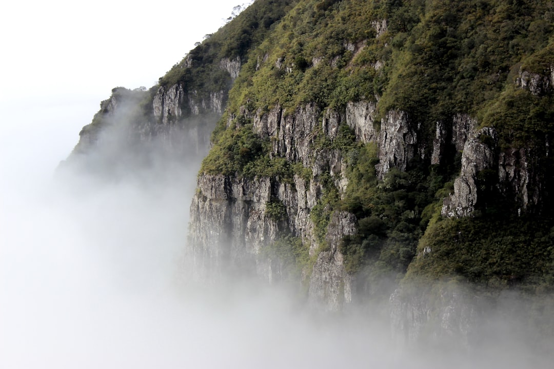 Zhangjiajie National Forest Park Floating Mountains Mist Clouds Cliffs